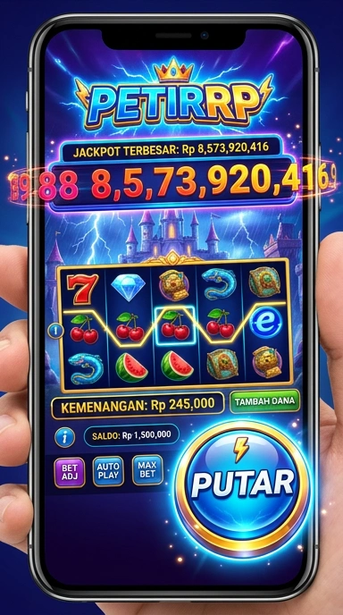 Screenshot tampilan utama aplikasi petirrp.